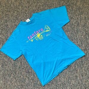 Vintage 90s Single Stitch Made in USA Fanfare Musical Orchestra Tee